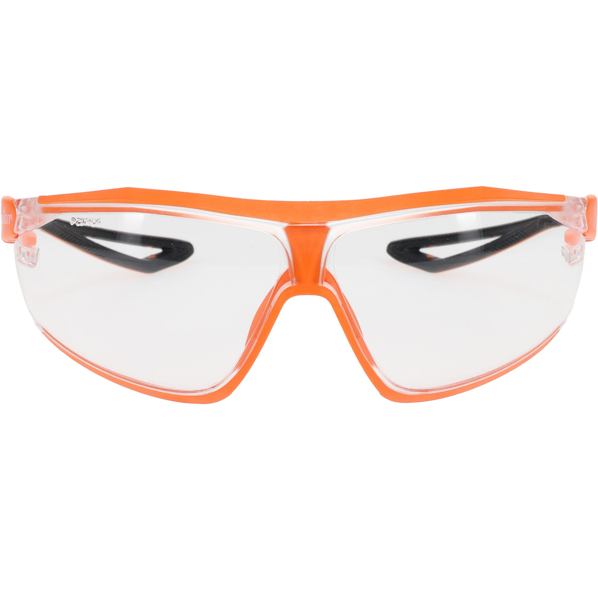 ECO Series™: Bio-Based Full Frame Safety Glasses with Orange Frame, Clear Lens and Anti-Scratch / FogLess® 3Sixty® Coating