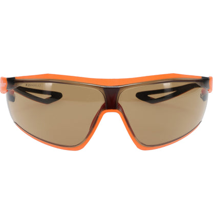 ECO Series™: Bio-Based Full Frame Safety Glasses with Orange Frame, Gray Lens and Anti-Scratch / Anti-Fog Coating