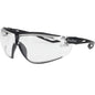 Bouton Optical 250-15-5000 – Bio-Based Full Frame Safety Glasses with Black Frame, Clear Lens and Anti-Scratch Coating