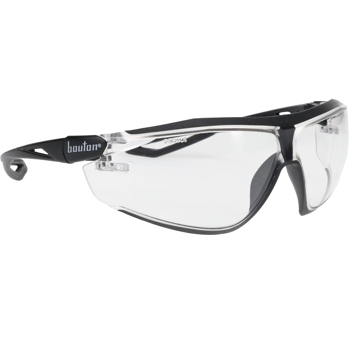 ECO Series™: Bio-Based Full Frame Safety Glasses with Black Frame, Clear Lens and Anti-Scratch / FogLess® 3Sixty™ Coating