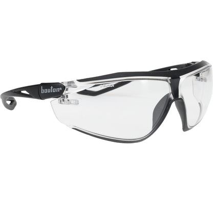 ECO Series™: Bio-Based Full Frame Safety Glasses with Black Frame, Clear Lens and Anti-Scratch / FogLess® 3Sixty™ Coating