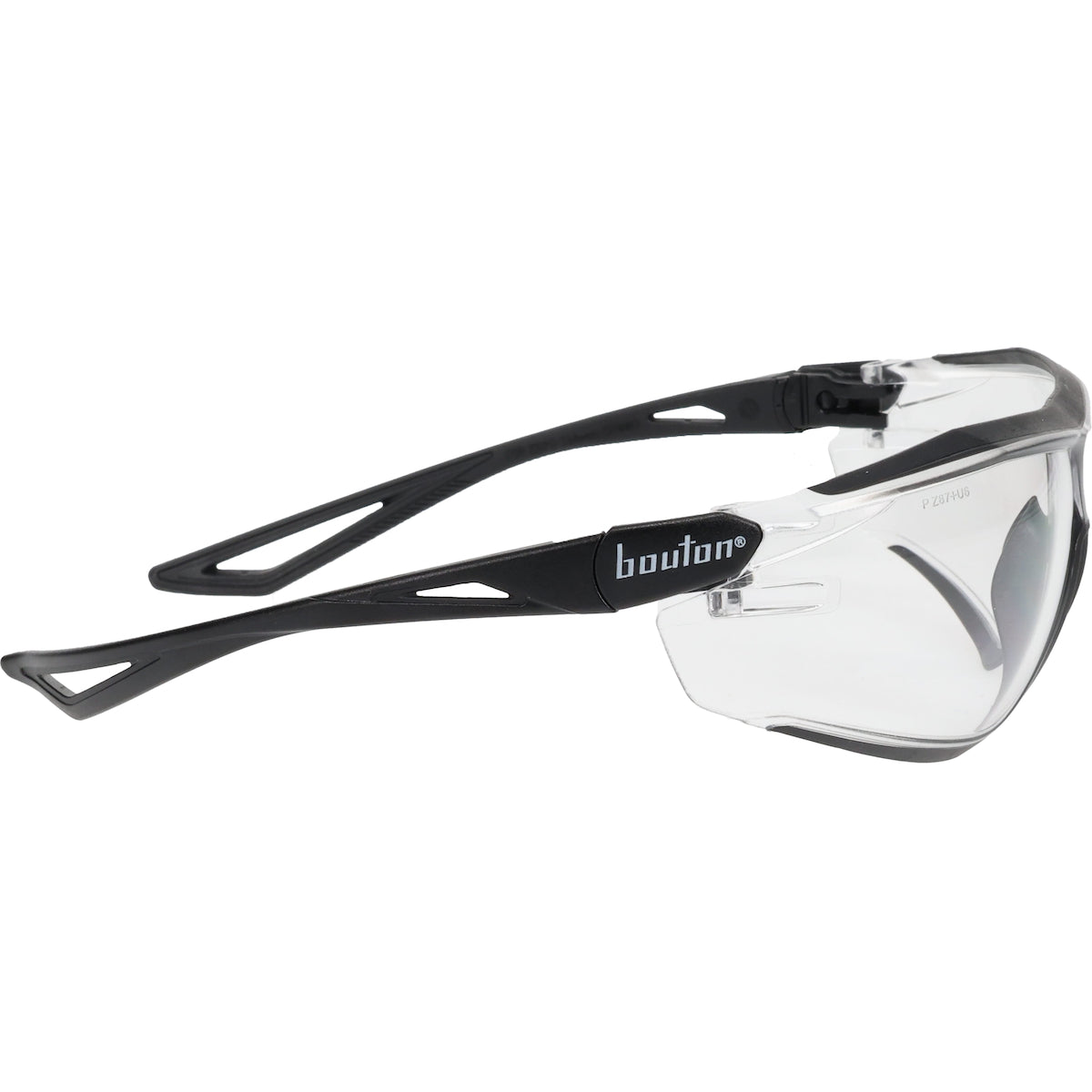 ECO Series™: Bio-Based Full Frame Safety Glasses with Black Frame, Clear Lens and Anti-Scratch / FogLess® 3Sixty™ Coating