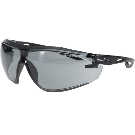 ECO Series™: Bio-Based Full Frame Safety Glasses with Black Frame, Gray Lens and Anti-Scratch / FogLess® 3Sixty® Coating