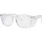 Bouton Optical 250-170-0122 – Bifocal Auto-Focusing Reader Safety Glasses, Clear Frame with Side Shields, and Clear AS/AF Coated Lens, +1.0 to +2.75 Diopter