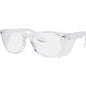 Bouton Optical 250-170-0123 – Full Lens Auto-Focusing Reader Safety Glasses, Clear Frame with Side Shields, and Clear AS/AF Coated Lens, +0.6 to +2.75 Diopter