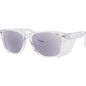 Bouton Optical 250-170-0123T – Full Lens Auto-Focusing Reader Safety Glasses, Clear Frame with Side Shields, and Tinted AS/AF Coated Lens, +0.6 to +2.75 Diopter