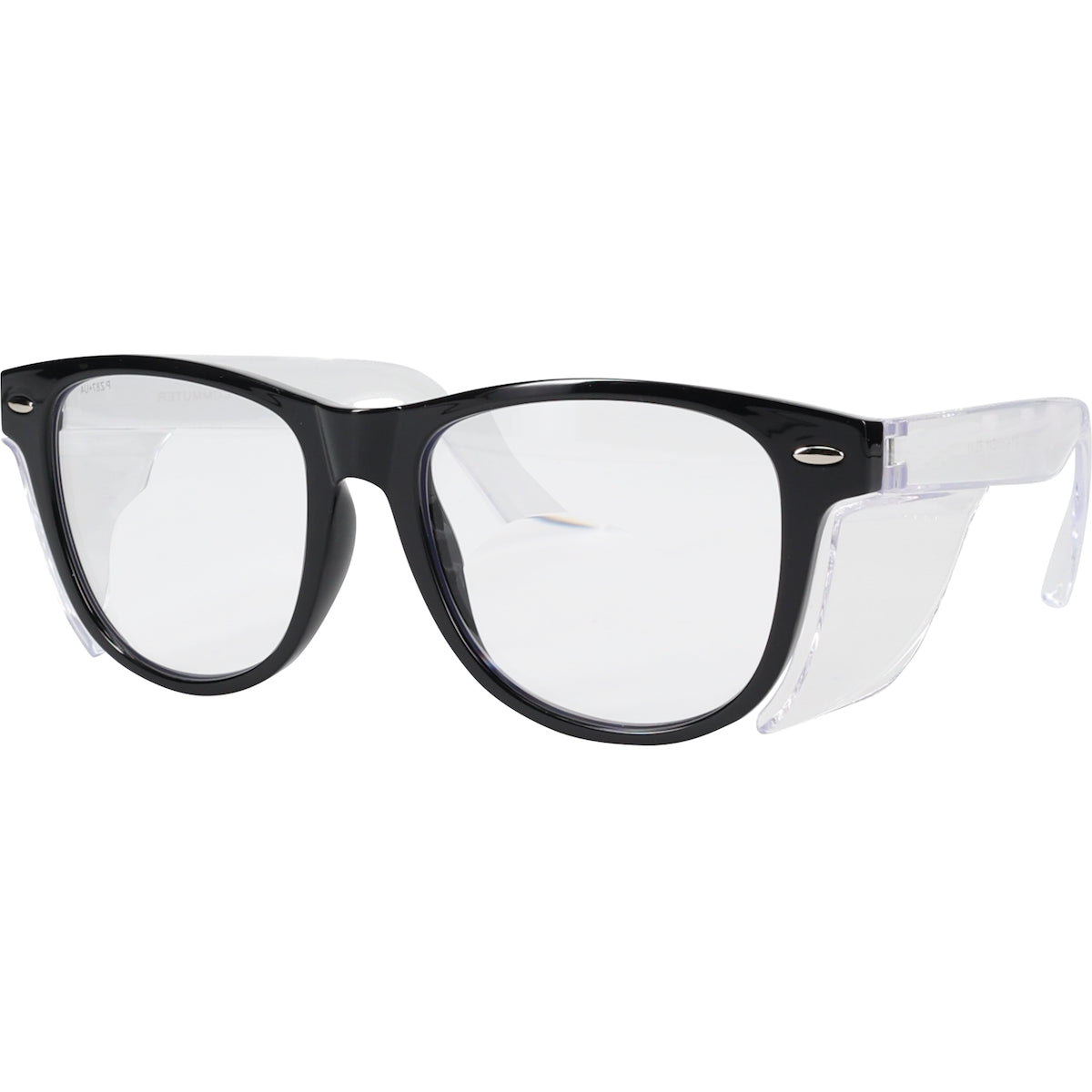 Bouton Optical 250-170-5122 – Bifocal Auto-Focusing Reader Safety Glasses, Black Frame with Side Shields, and Clear AS/AF Coated Lens, +1.0 to +2.75 Diopter