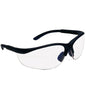 Hi-Voltage AC™: Semi-Rimless Safety Glasses with Black Frame, I/O Lens and Anti-Scratch Coating