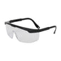 Hi-Voltage ARC™: Semi-Rimless Safety Glasses with Black Frame and Clear Lens