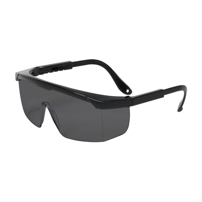 PIP 250-24-0001 Hi-Voltage ARC Semi-Rimless Safety Glasses with Black Frame, Gray Lens and Anti-Scratch Coating