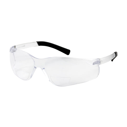 PIP 250-26-0012 Zenon Z13R Rimless Safety Readers with Clear Temple, Clear Lens and Anti-Scratch Coating - +1.25 Diopter
