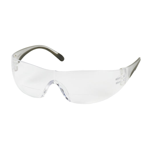 Zenon Z12R™: Rimless Safety Readers with Clear Temple, Clear Lens and Anti-Scratch Coating - +1.50 Diopter