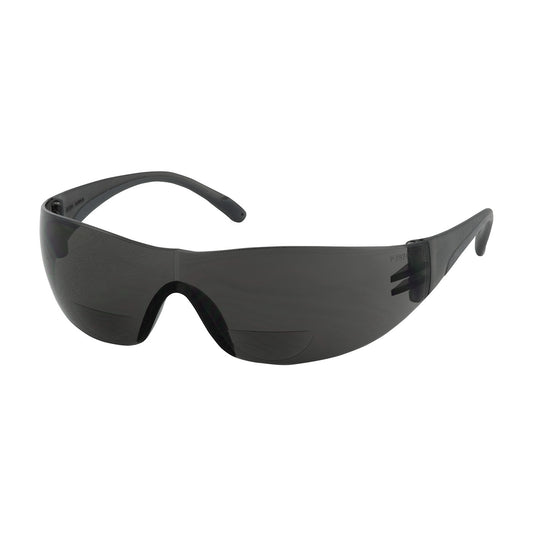 Zenon Z12R™: Rimless Safety Readers with Gray Temple, Gray Lens and Anti-Scratch Coating - +2.00 Diopter