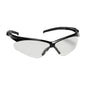 Adversary™: Semi-Rimless Safety Glasses with Black Frame, Clear Lens and Anti-Scratch Coating