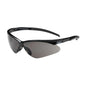 Adversary™: Semi-Rimless Safety Glasses with Black Frame, Gray Lens and Anti-Scratch / Anti-Fog Coating