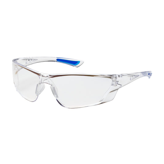 Recon™: Rimless Safety Glasses with Clear Temple, Clear Lens and Anti-Scratch / FogLess® 3Sixty™ Coating