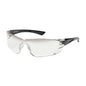 Recon™: Rimless Safety Glasses with Gloss Black Temple, Gradient Lens and Anti-Scratch / Anti-Fog Coating