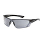 Recon™: Rimless Safety Glasses with Gloss Black Temple, Light Gray Lens and FogLess® 3Sixty™ Coating