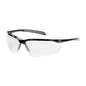 Commander™: Semi-Rimless Safety Glasses with Gloss Black Frame, Clear Lens and Anti-Scratch / Anti-Reflective Coating