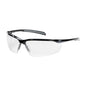 Commander™: Semi-Rimless Safety Glasses with Gloss Black Frame, Clear Lens and Anti-Scratch / Anti-Fog Coating