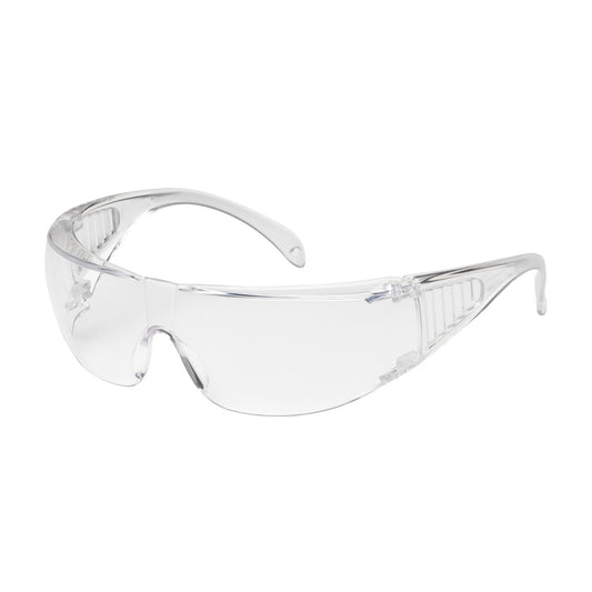 Ranger™: OTG Rimless Safety Glasses with Clear Temple, Clear Lens and Anti-Scratch Coating