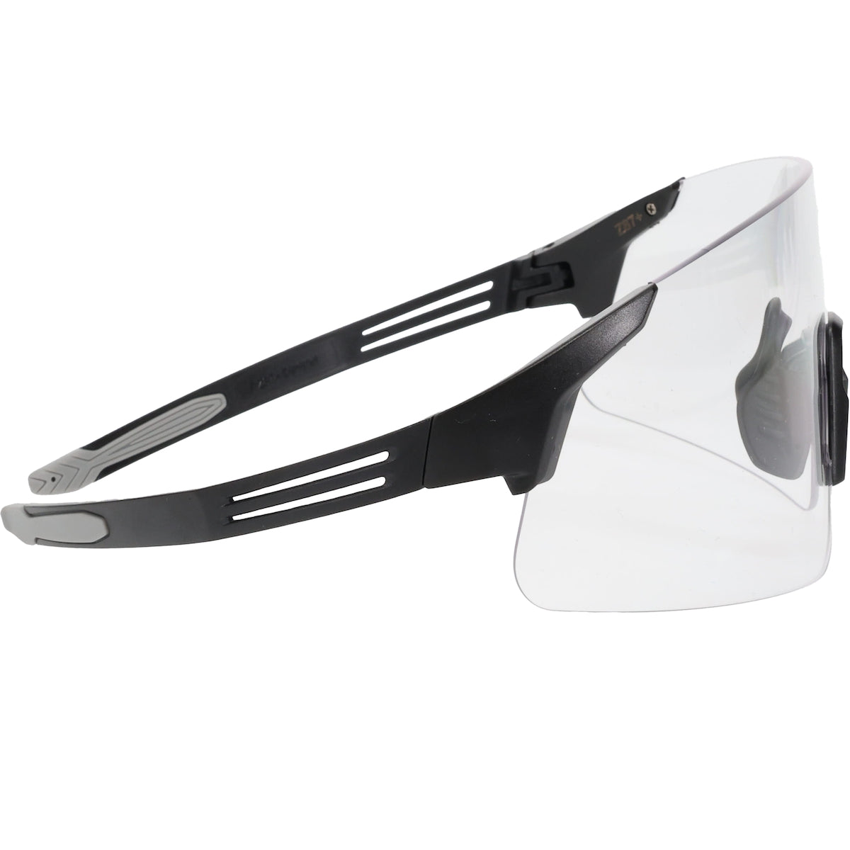 Site Boss Enhanced Coverage Frameless Safety Glasses with Black Temples and Clear FogLess® 3Sixty™ Lens Coating