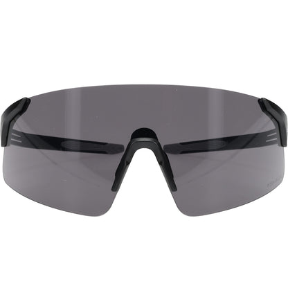 Site Boss Enhanced Coverage Frameless Safety Glasses, with Black Temples and Gray FogLess® 3Sixty™ Lens Coating