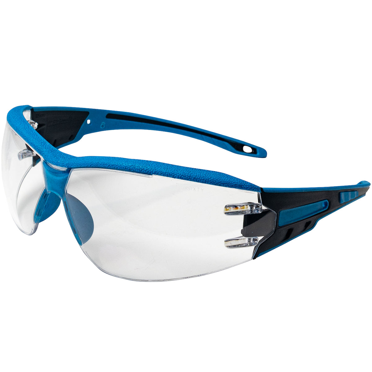 PIP 250-46-D520 Captain Metal Detectable Rimless Safety Glasses with Clear Lens and Anti-Scratch / Fogless 3Sixty Coating