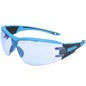 Captain™: Metal Detectable Rimless Safety Glasses with Light Blue Lens and Anti-Scratch / Fogless® 3Sixty™ Coating