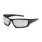 Sunburst™ Full Frame Safety Glasses with Black Frame, Silver Mirror Plus Lens and Anti-Scratch / Anti-Reflective Coating