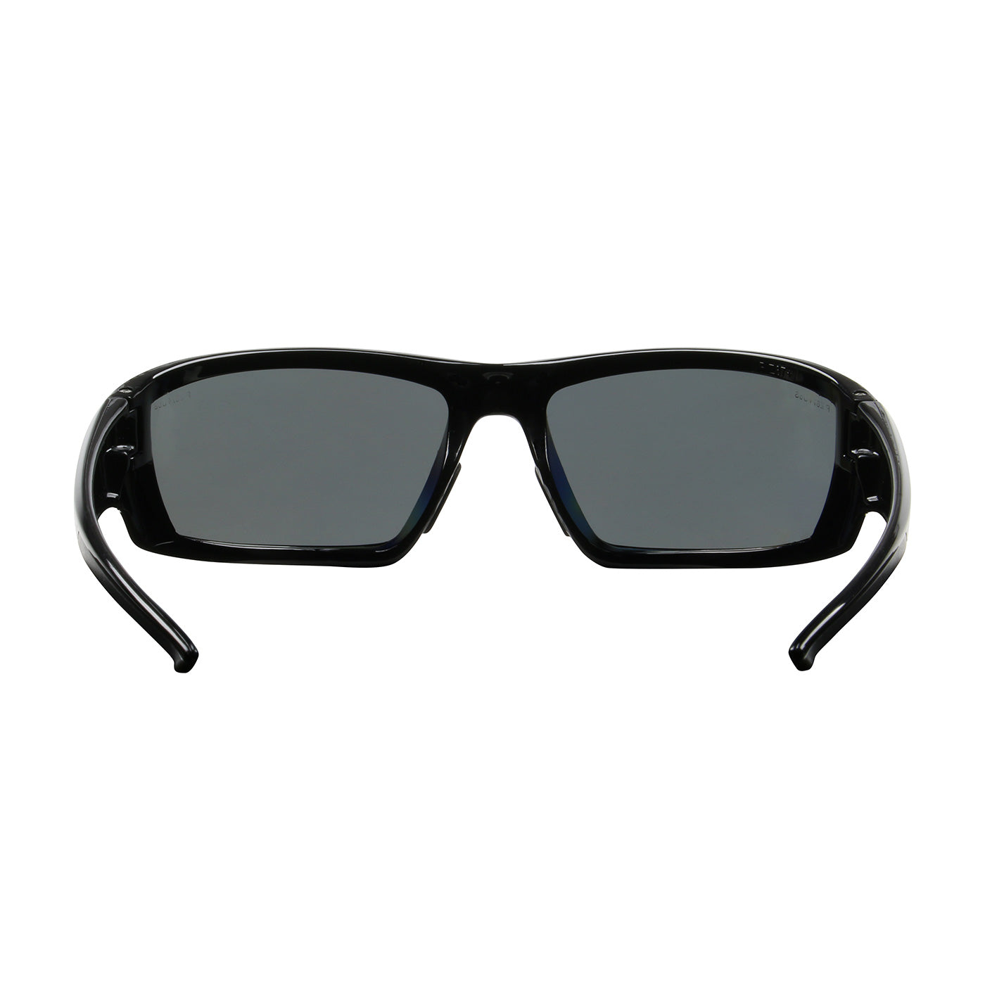 Sunburst™ Full Frame Safety Glasses with Black Frame, Polarized Gray Lens and Anti-Scratch / Anti-Fog Coating