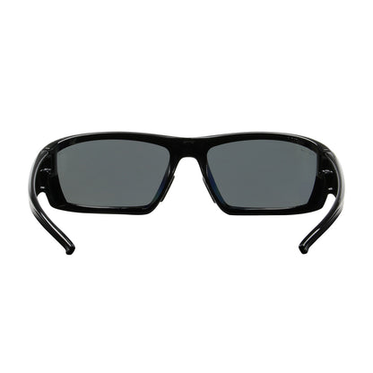 Sunburst™ Full Frame Safety Glasses with Black Frame, Polarized Gray Lens and Anti-Scratch / Anti-Fog Coating