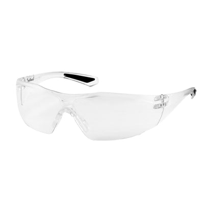 PIP 250-49-0520 Pulse Rimless Safety Glasses with Clear Temple, Clear Lens and FogLess 3Sixty Coating Polyurethane
