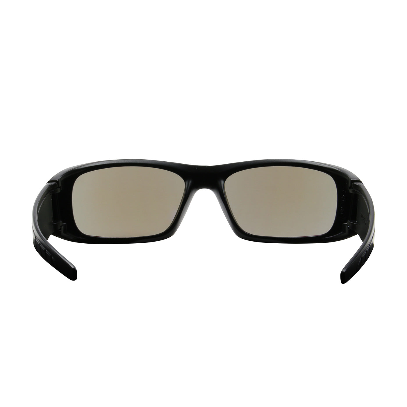 Squadron™: Full Frame Safety Glasses with Black Frame, Blue Mirror Plus Lens and Anti-Scratch / Anti-Reflective Coating
