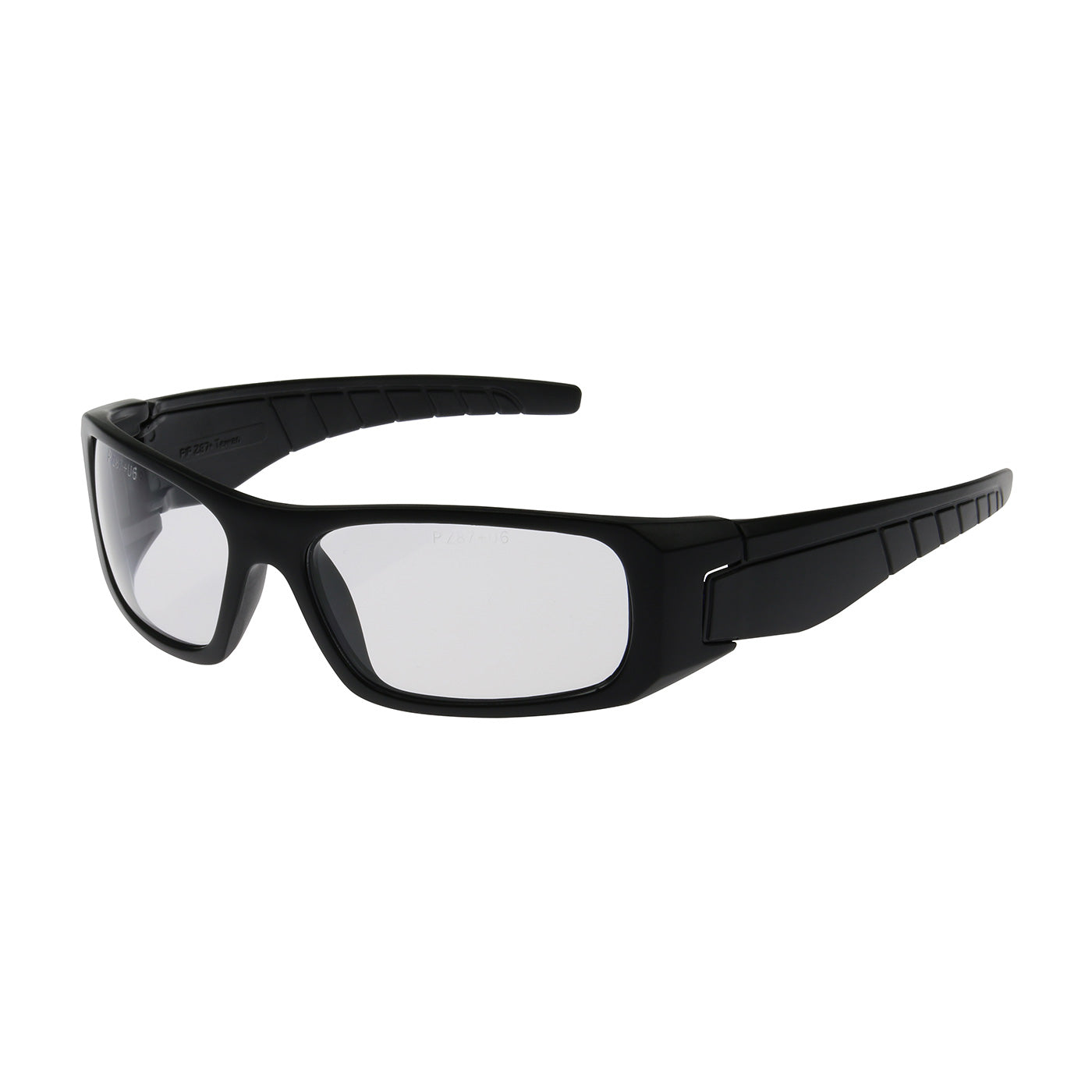 Squadron™: Full Frame Safety Glasses with Black Frame, Clear Lens and Anti-Scratch / Anti-Fog Coating