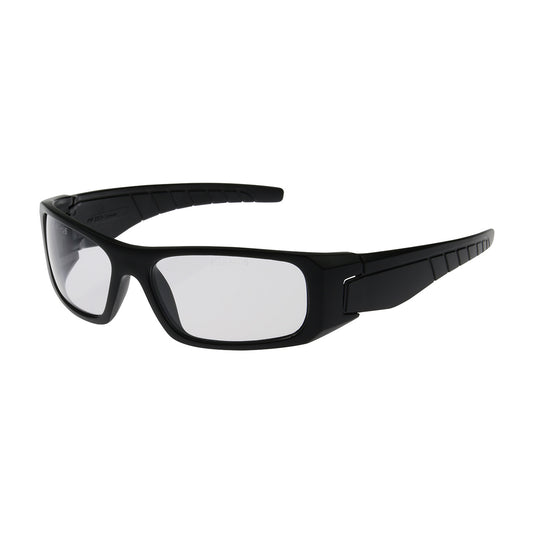 Squadron™: Full Frame Safety Glasses with Black Frame, Clear Lens and Anti-Scratch / Anti-Fog Coating
