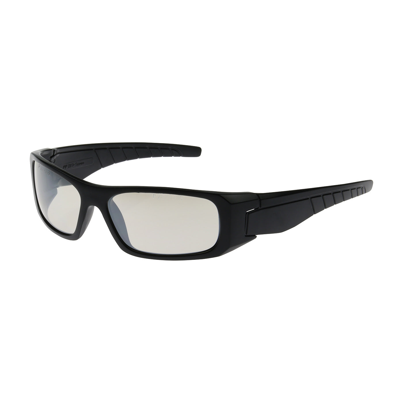 PIP 250-53-0022 Squadron Full Frame Safety Glasses with Black Frame, Indoor/Outdoor Lens and Anti-Scratch / Anti-Fog Coating