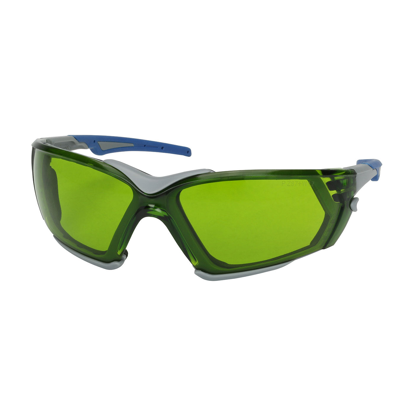 PIP 250-54-0024 Fortify Rimless Safety Glasses with Gray Frame, IR Filter Shade 1.7 Lens, Foam Padding and Anti-Fog Coating