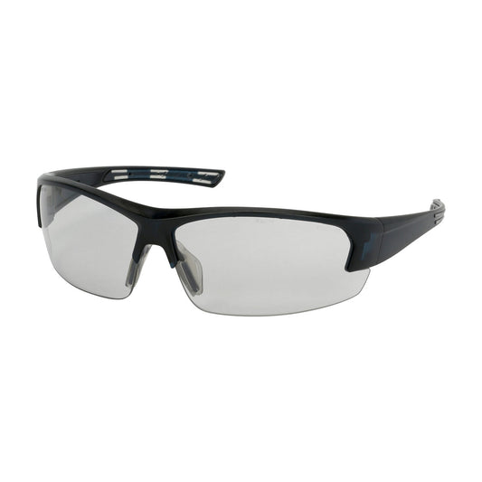 Xtricate™ Semi-Rimless Safety Glasses with Dark Blue Frame, Light Gray Lens and FogLess® 3Sixty™ Coating