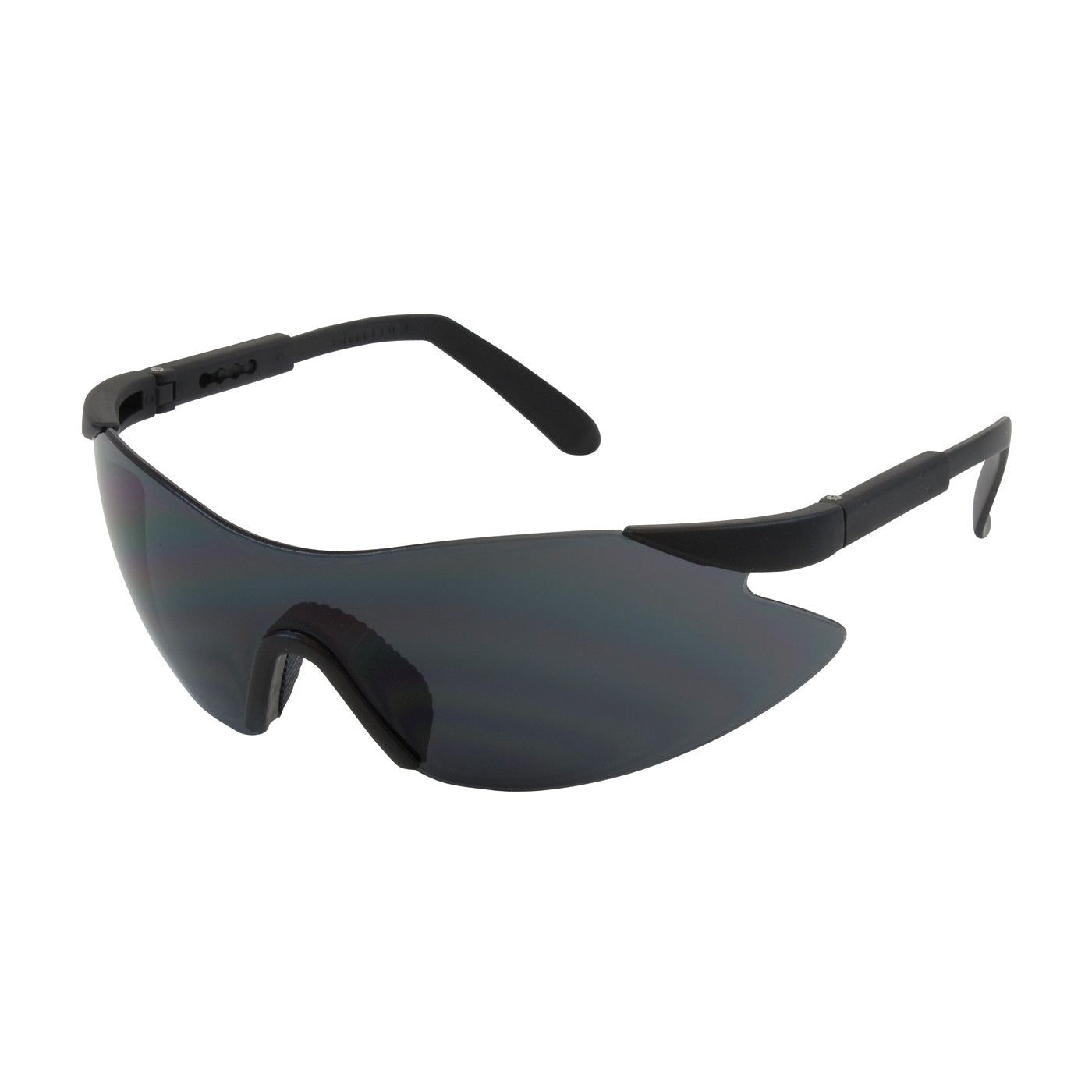 Wilco™: Rimless Safety Glasses with Black Temple, Gray Lens and Anti-Scratch Coating