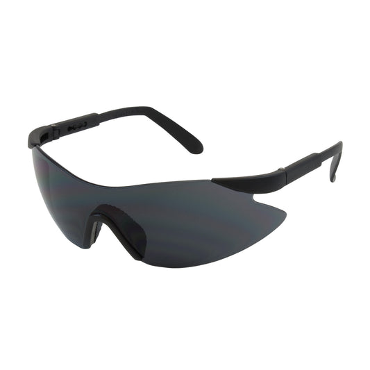 Wilco™: Rimless Safety Glasses with Black Temple, Gray Lens and Anti-Scratch Coating