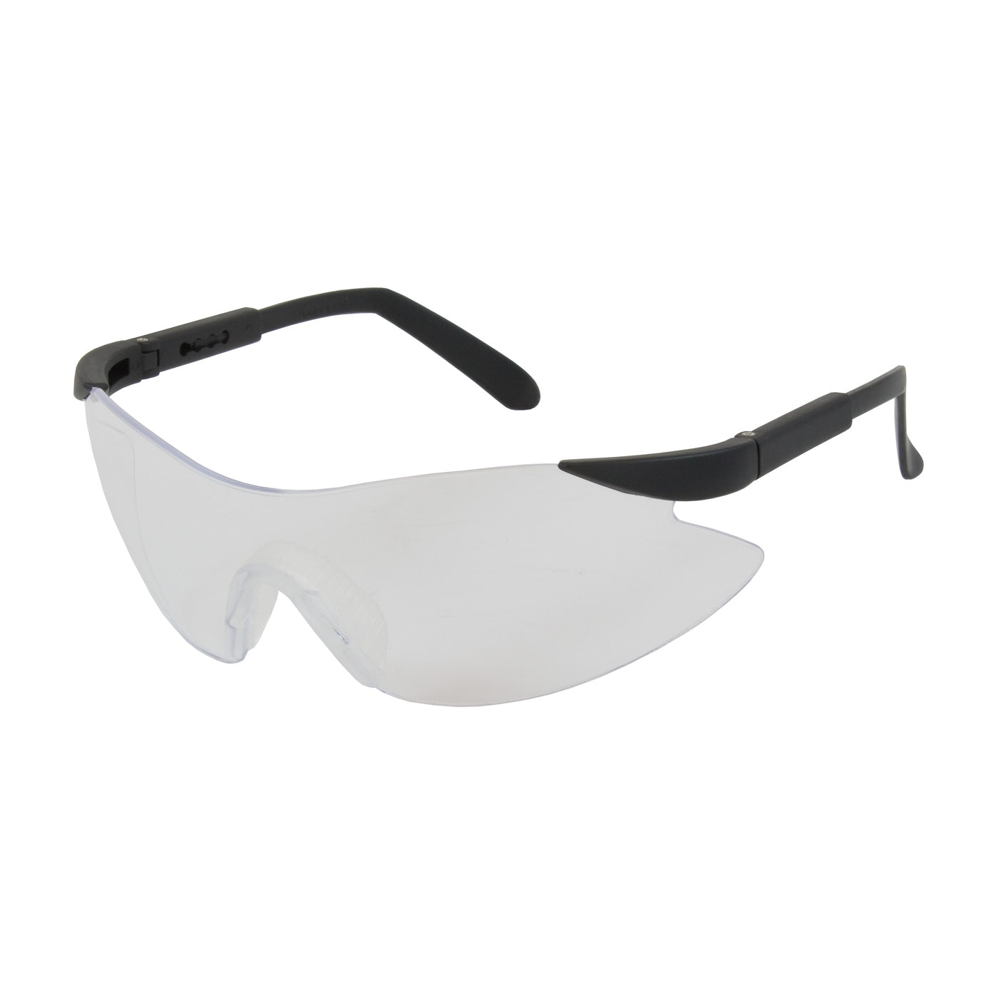 Wilco™: Rimless Safety Glasses with Black Temple, Clear Lens and Anti-Scratch / Anti-Fog Coating