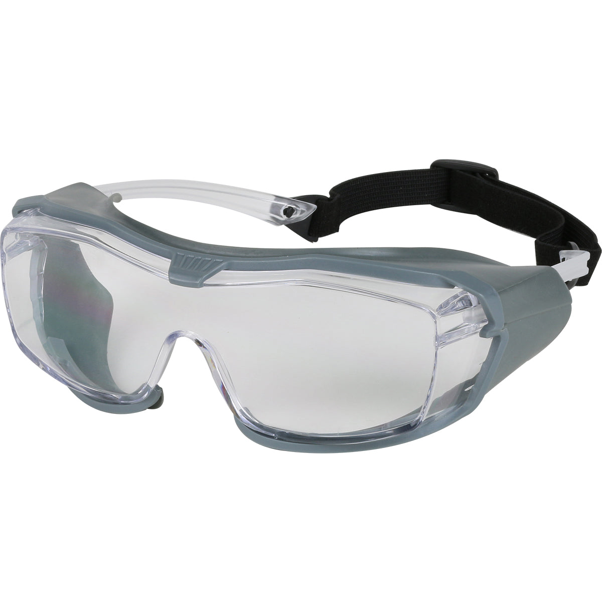 OverSeal™ OTG Safety Glasses with Rubber Gasket, Headband, Clear Lens and Fogless® 3Sixty™ Coating