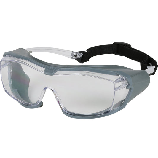 OverSeal™ OTG Safety Glasses with Rubber Gasket, Headband, Clear Lens and Fogless® 3Sixty™ Coating