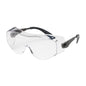 OverSite™ OTG Rimless Safety Glasses with Black / Gray Temple, Clear Lens and Anti-Scratch Coating