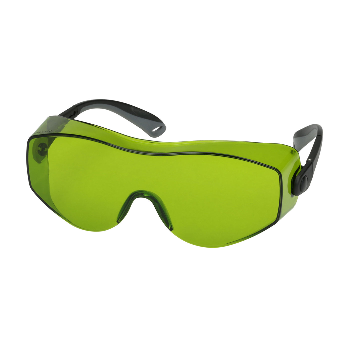 PIP 250-98-0024 OverSite OTG Rimless Safety Glasses with Black / Gray Temple and IR Filter Shade 1.7 Lens and Anti-Scratch / Anti-Fog Coating