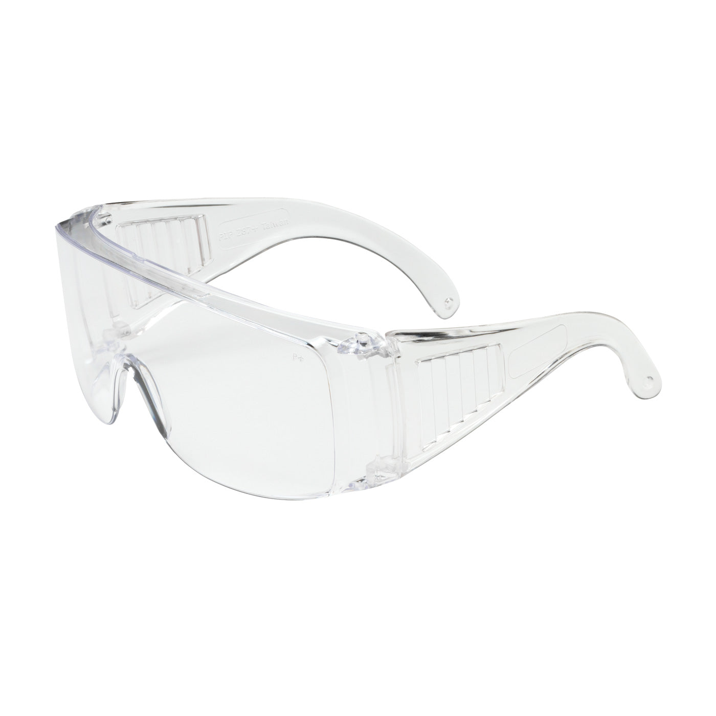 The Scout™: OTG Rimless Safety Glasses with Clear Temple, Clear Lens and Anti-Scratch Coating