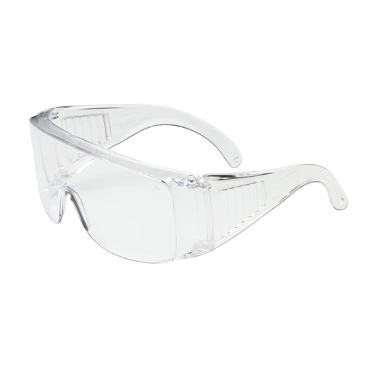The Scout™: OTG Rimless Safety Glasses with Clear Temple, Clear Lens and Anti-Scratch Coating