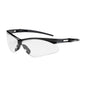 Anser™: Semi-Rimless Safety Glasses with Black Frame, Clear Lens and Anti-Scratch / Anti-Fog Coating