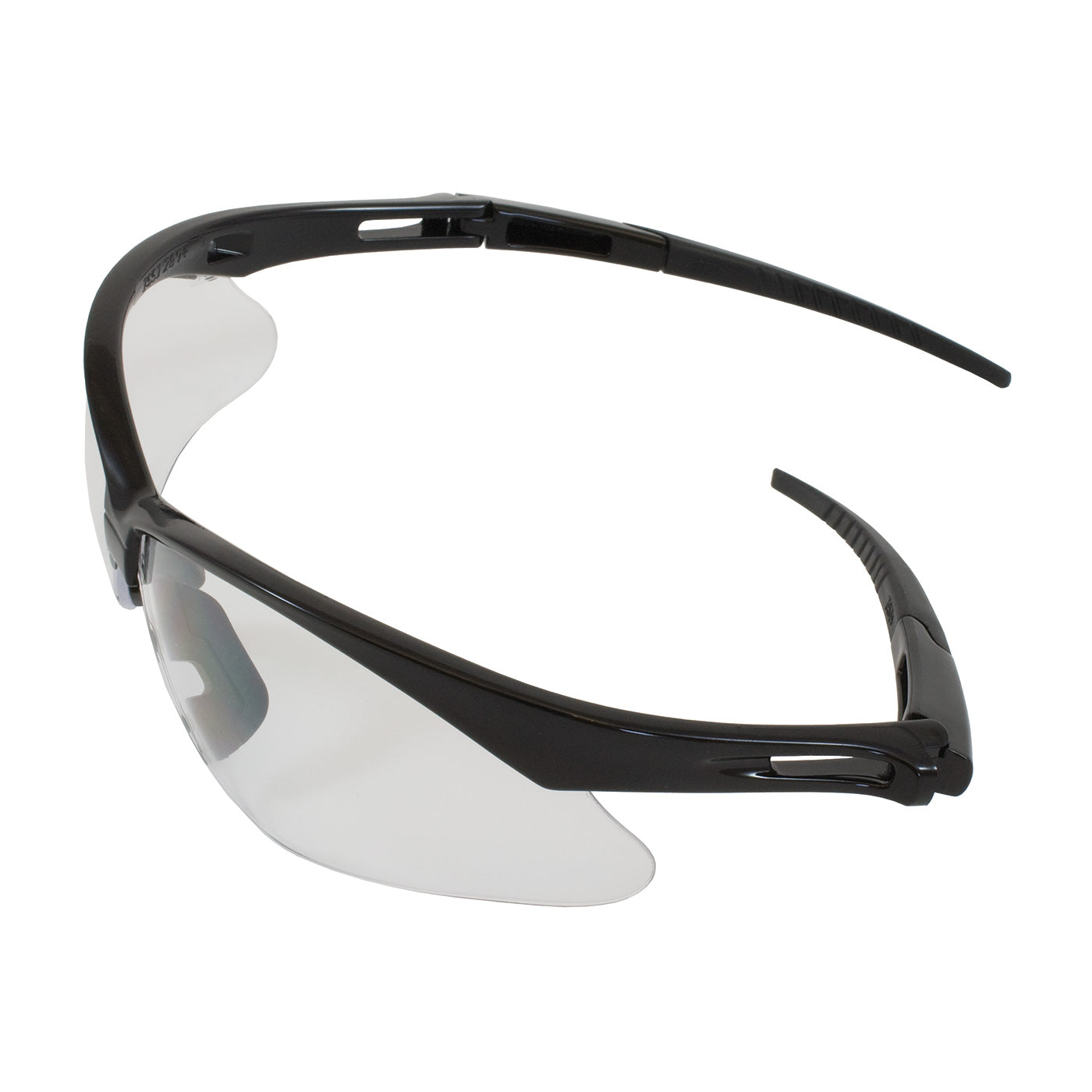 Anser™: Semi-Rimless Safety Glasses with Black Frame, Clear Lens and Anti-Scratch / Anti-Fog Coating